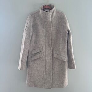 J.Crew Cocoon Coat in Italian Stadium-Cloth Wool